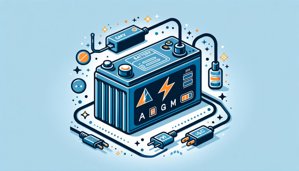 Les batteries AGM : Tension de charge, courant de charge & Tension de fin de charge